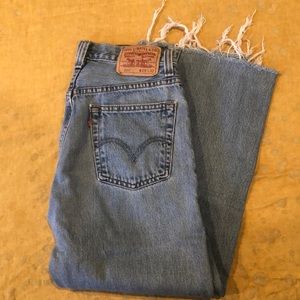 505 Levi’s ankle cropped